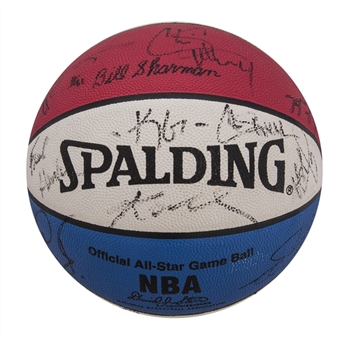 2000 NBA All-Star Team Signed Limited Edition All-Star Basketball with 30 Signatures Including Kobe Bryant and Kevin Garnett (Beckett)